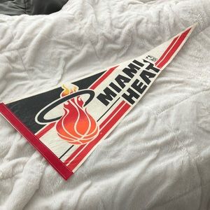 Vintage Miami Heat pennant